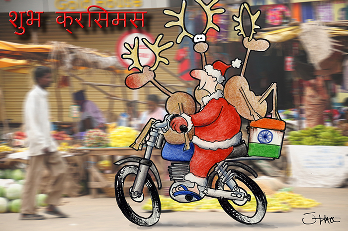 Indian Christmas Card